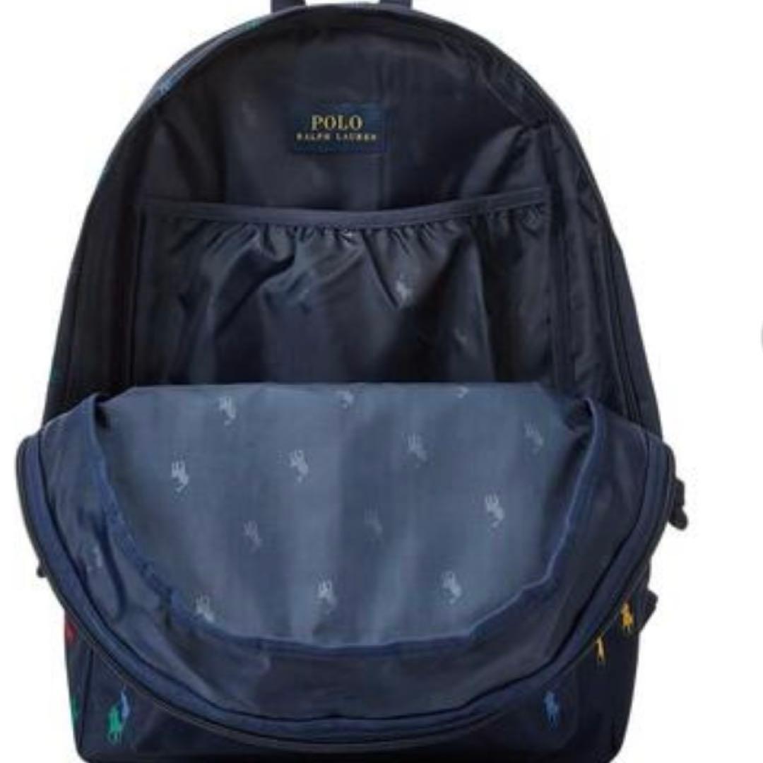 最終新品タグ付Polo Ralph Lauren マルチポロロゴ リュック