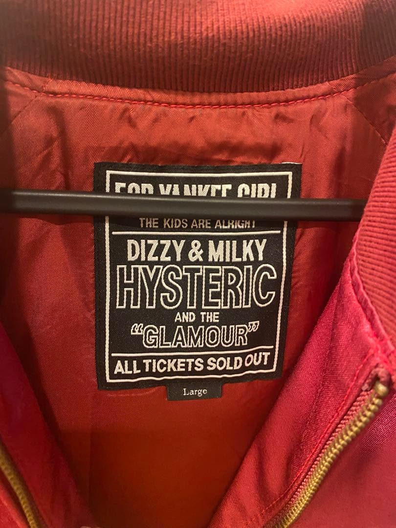 HYSTERIC GLAMOUR サテンジャケット