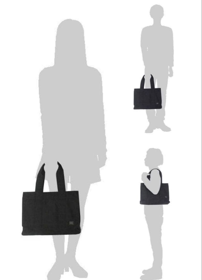 未使用級✨ポーター スモーキー M トートバッグ　ショルダー 肩がけ可 ネイビー