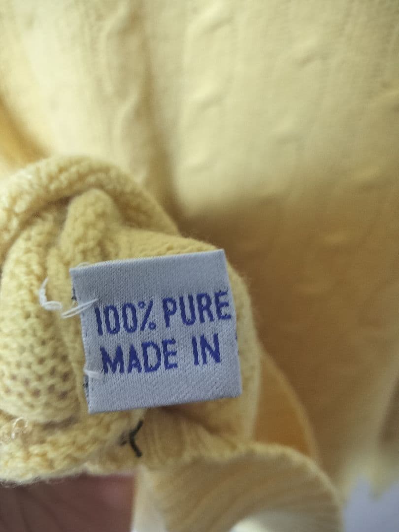 【BERGDORF GOODMAN】スコットランド カシミアアランニット