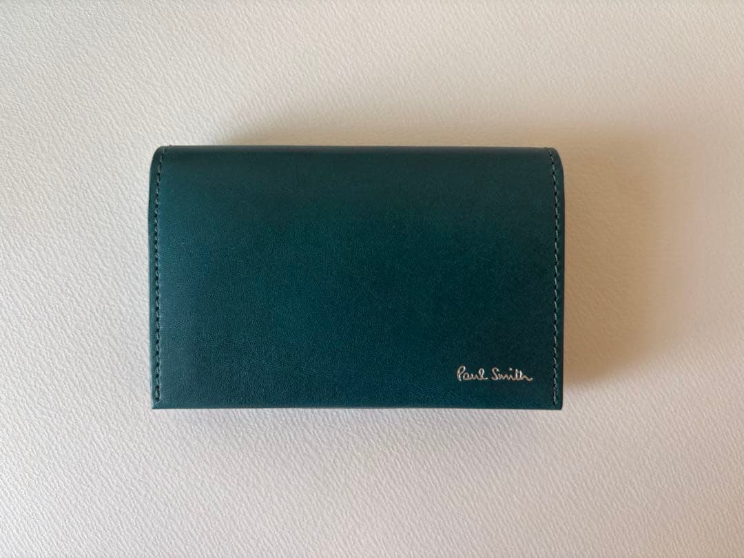 Paul Smith ダークグリーン 名刺入れ