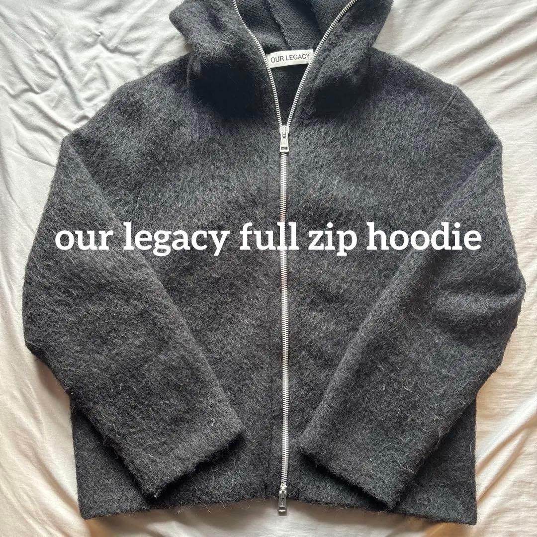 真*様 our legacy full zip hoodie Black 48