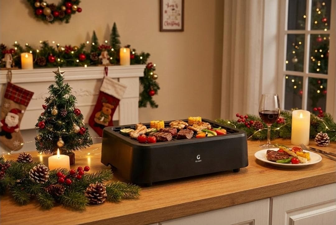 【新品未開封】GLAMP 超少煙グリル SG-01 無煙ロースター