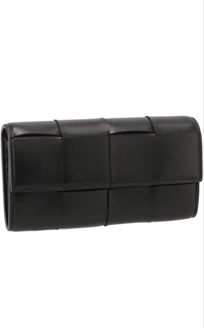 ひ*で様 ボッテガヴェネッタ　長財布　ブランド　革　黒