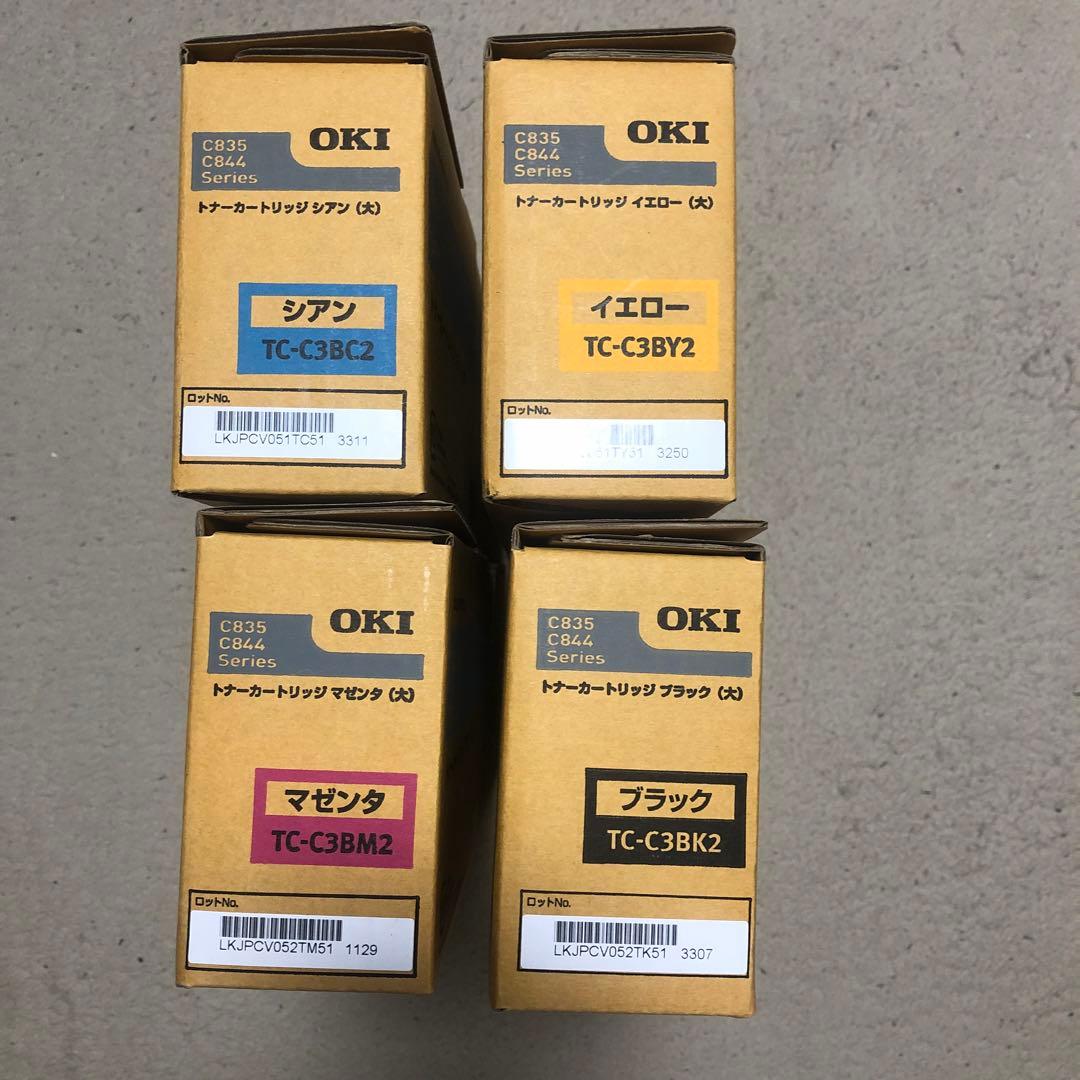 OKI 純正トナーカートリッジ （大）４色セット TC-C3B.