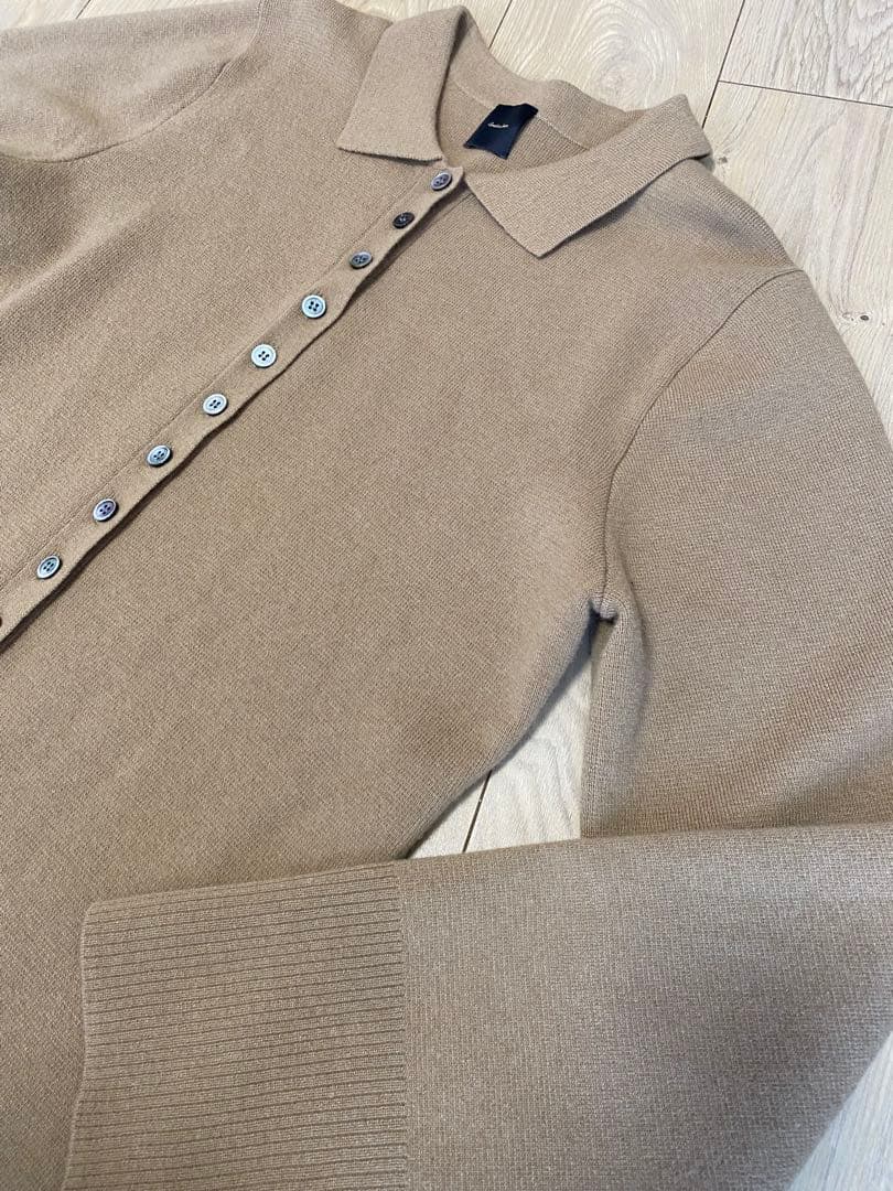 Spick&Span ポロシャツチュニックニットワンピ