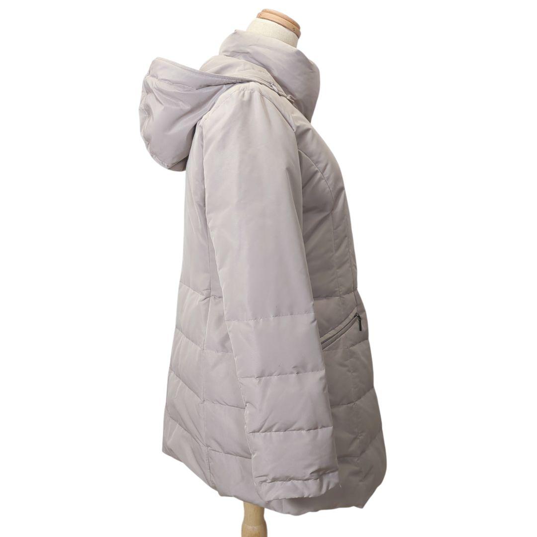 ダックス DAKS フード付き　ダウンコート 40 L グレー 撥水 日本製