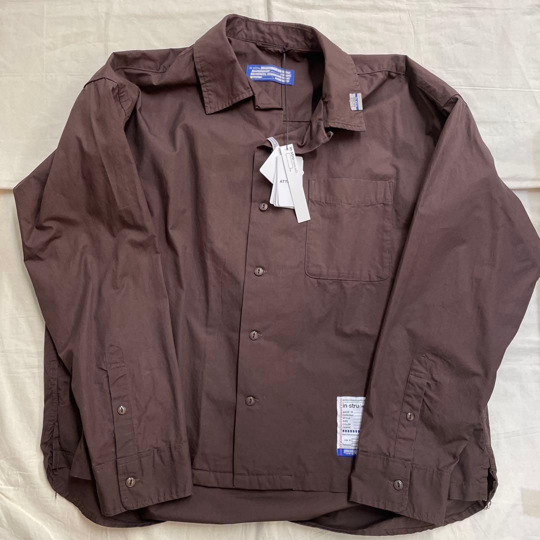 【新品未使用】ミハラヤスヒロ インストルメンタル オープンカラー シャツ