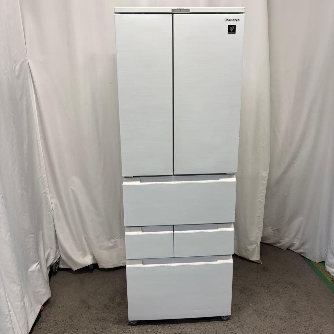 106　シャープ　冷蔵庫　400L級　フレンチドア　大型　安い　綺麗　設置無料‼️