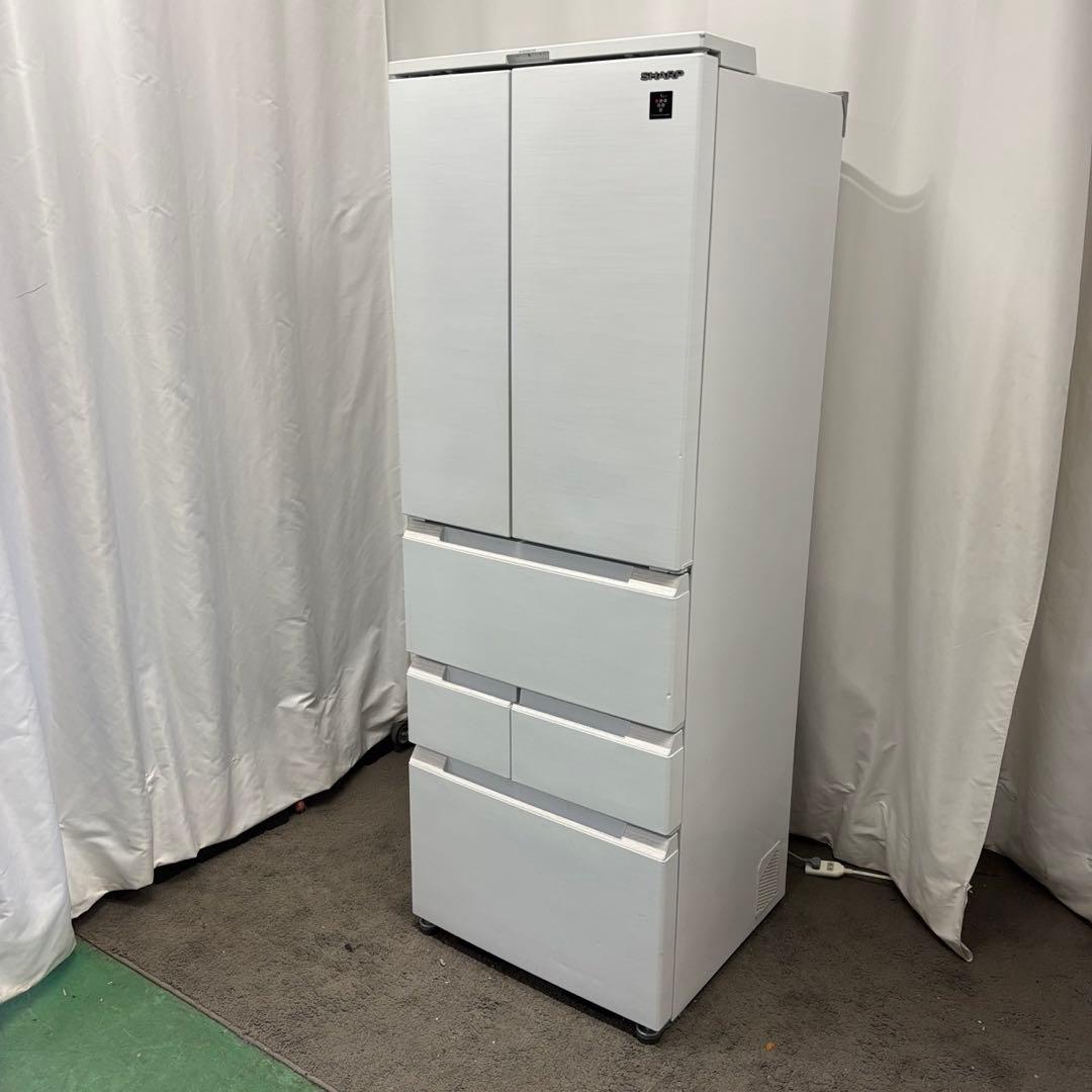 106　シャープ　冷蔵庫　400L級　フレンチドア　大型　安い　綺麗　設置無料‼️