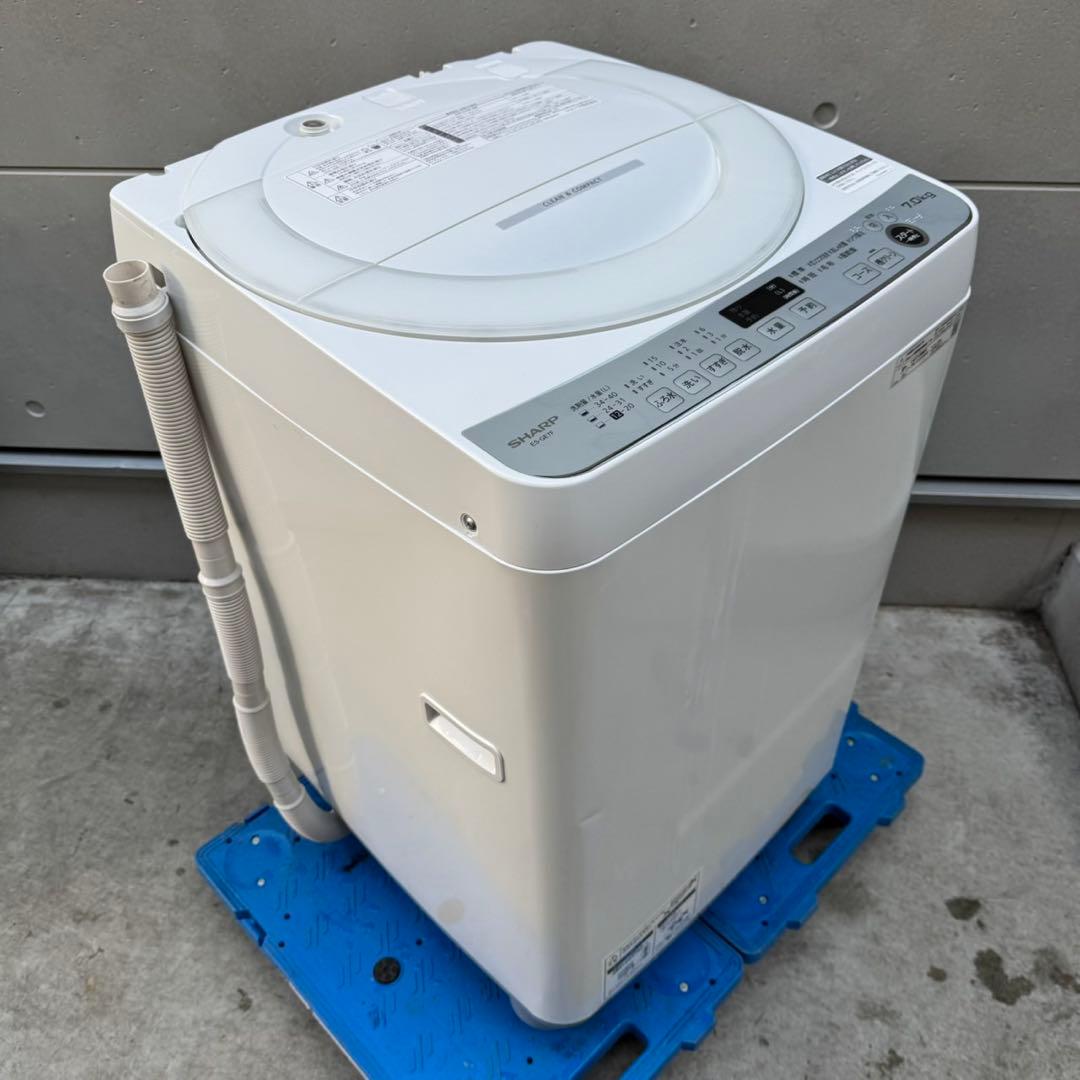191⭐️2022年製★シャープ　洗濯機　7KG 大型　大容量　一人暮らし