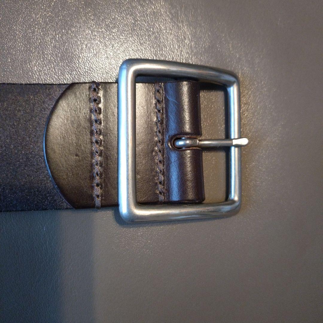 WHITEHOUSE COX スタッズレザーベルト 32 ホワイトハウスコックス