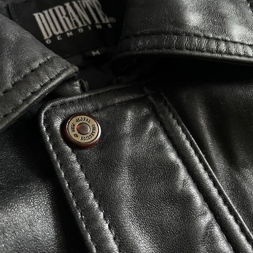 type A-2“durante“羊革“短丈“bomber jacket