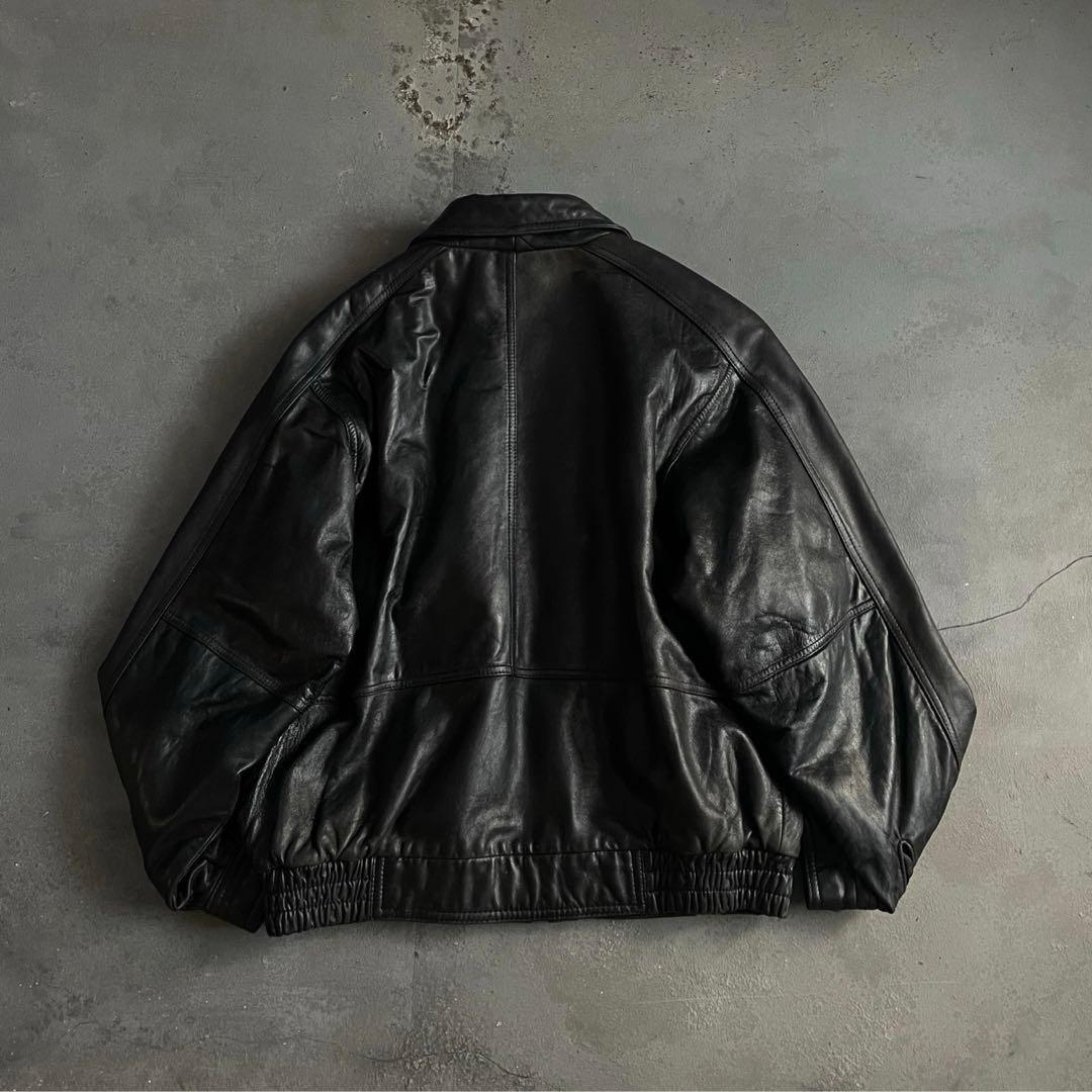 type A-2“durante“羊革“短丈“bomber jacket