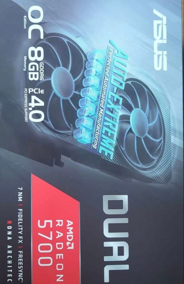 グラフィックボード・グラボ・ビデオカード ASUS DUAL-RX5700-O8G-EVO
