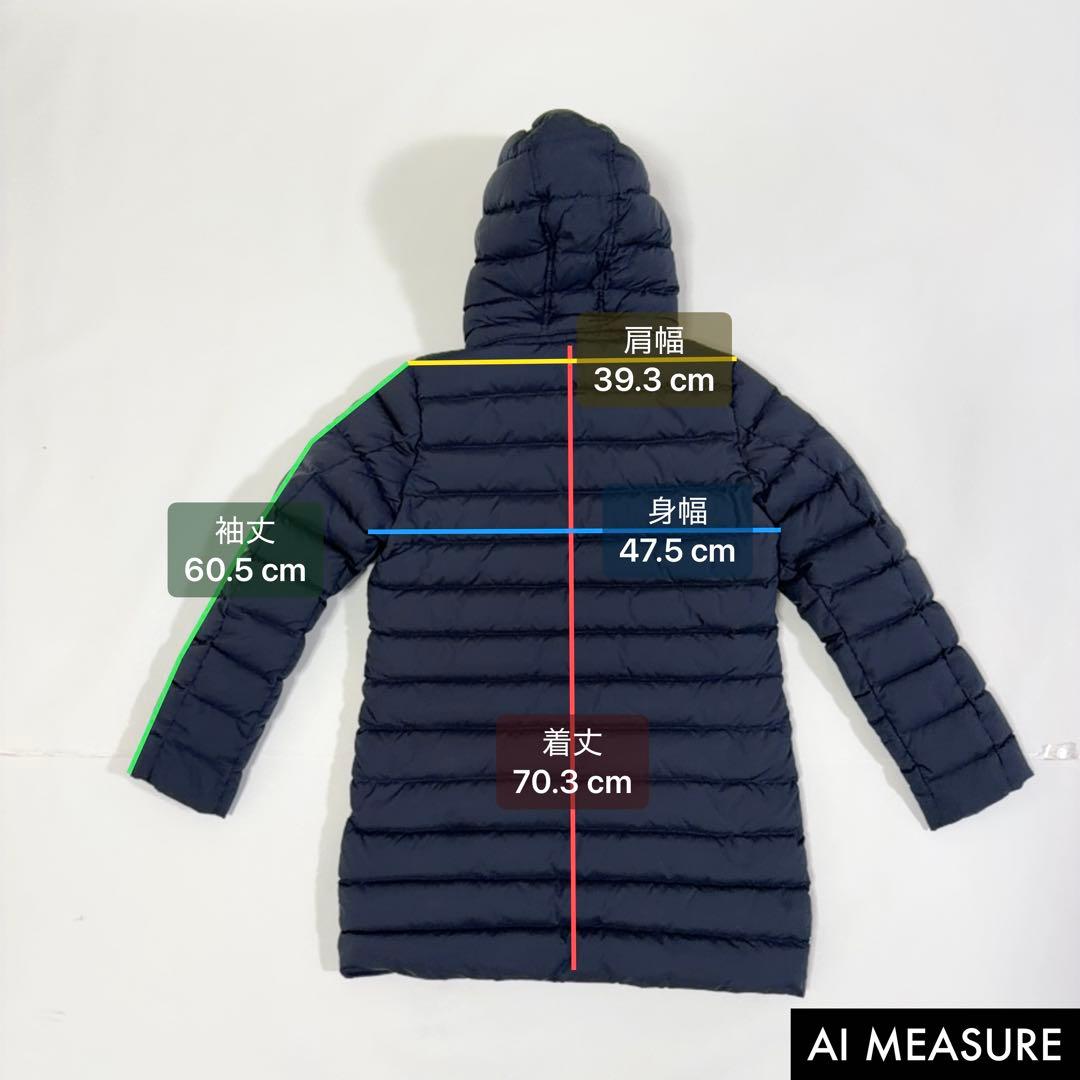 ピレネックス スプートニクロング ソフト ダウンジャケット ネイビー M