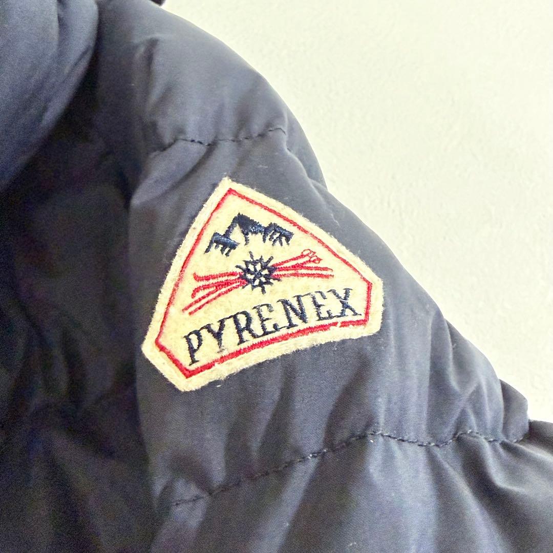 ピレネックス スプートニクロング ソフト ダウンジャケット ネイビー M