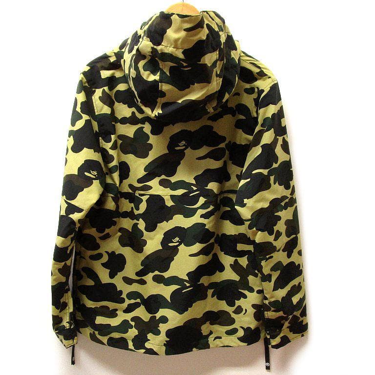 A BATHING APE エイプ ハーフジップ 迷彩 ナイロンジャケット S