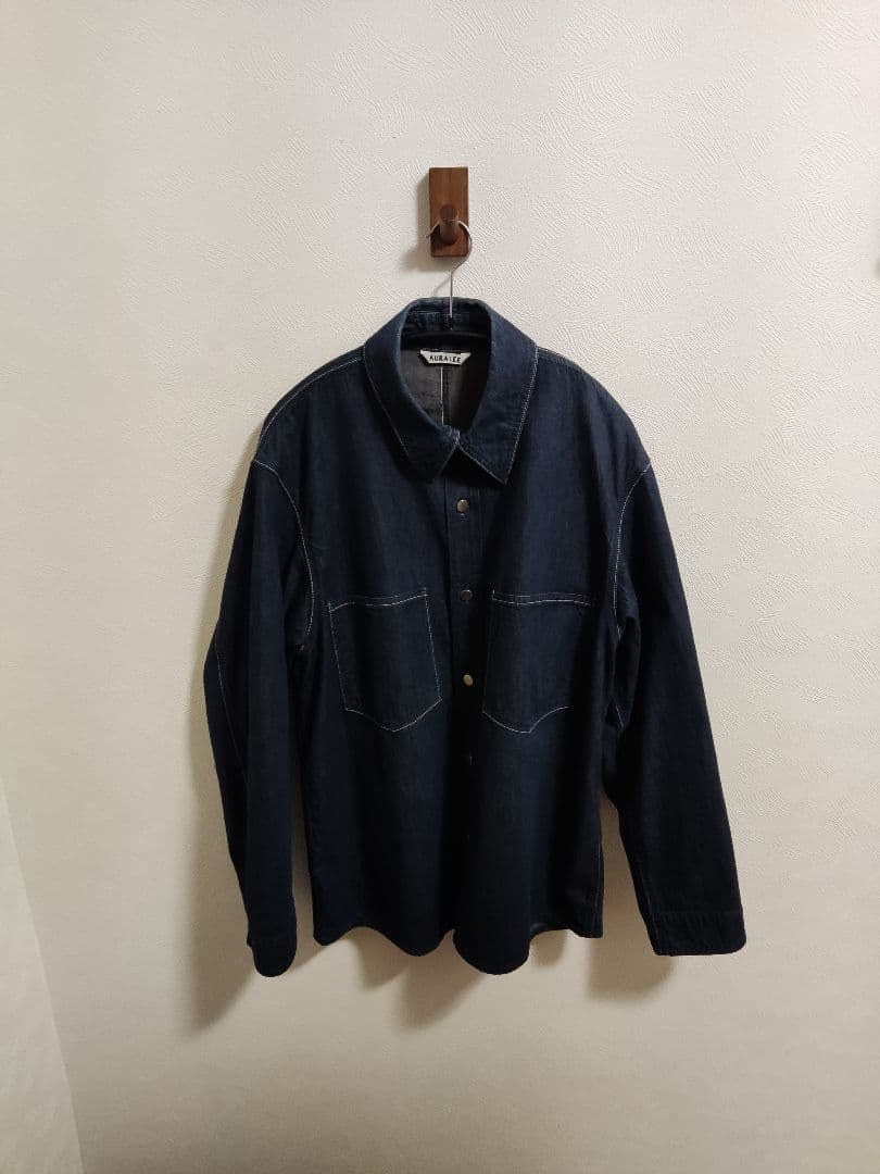AURALEE デニムシャツブルゾン　サイズ3