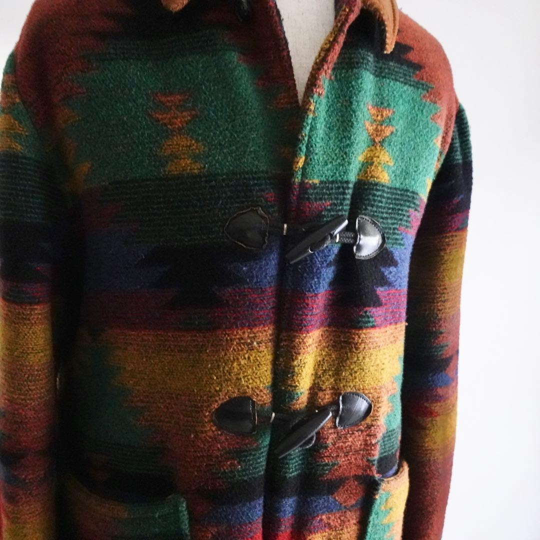 1980s Lakeshine ネイティブ柄中綿ジャケット　マルチカラーUSA製