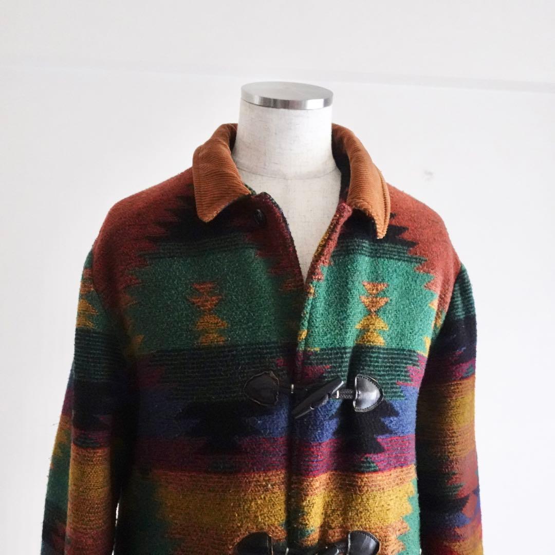 1980s Lakeshine ネイティブ柄中綿ジャケット　マルチカラーUSA製