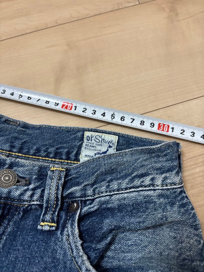 orSlow × BEAMS BOY モンローパンツ 701 パッチワーク