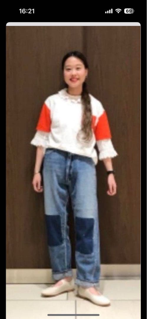 orSlow × BEAMS BOY モンローパンツ 701 パッチワーク