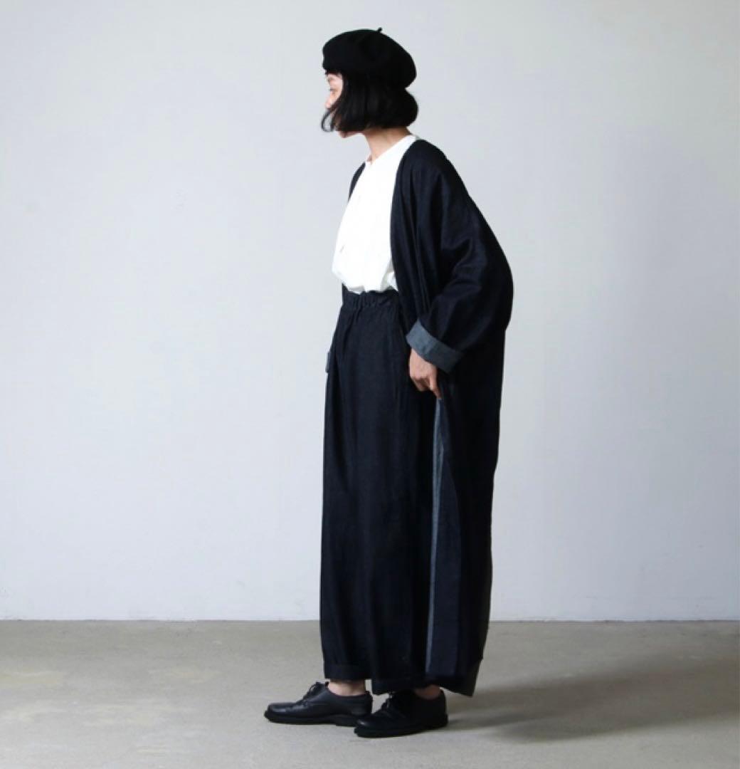 ミズイロインド mizuiroind ワイドイージーパンツ　デニム