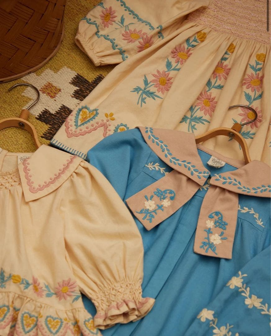 カ*ツ様 apolina 5-7y Penny Smock Dress - Ca