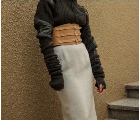 FUMIKA UCHIDAモヘヤ混スカート36