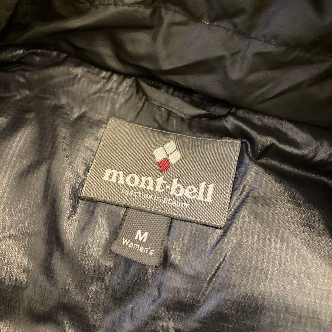 montbell フード付きロングダウンジャケット ブラック