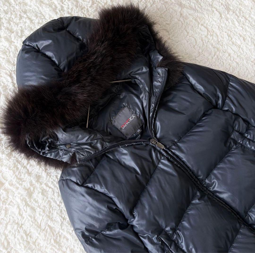 duvetica Adhara ダウンジャケット ラクーンファー 36