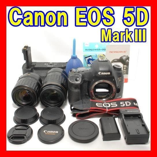 【訳あり大特価品】撮影可能 Canon EOS 5D MarkⅢ ダブルレンズ