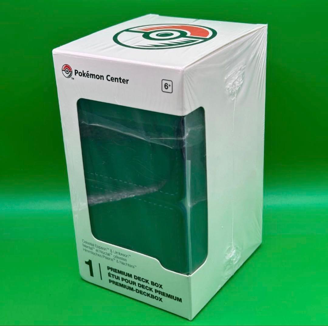 海外ポケモンセンター限定 エーフィ ブラッキー フリップデッキケース プレミアム