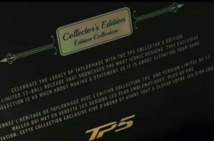 テーラーメイド【限定品】TP5 Collectors Edition新品未使用品