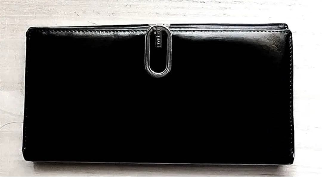 【箱付き】 GUCCI グッチ G バックル 二つ折り 長財布 ブラック レザー