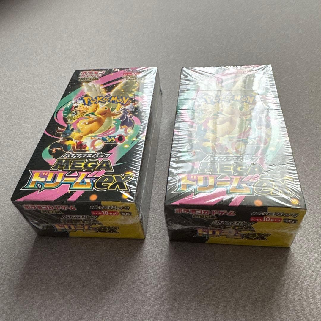 ポケモンカードゲーム MEGA ドリームEX 2パック　シュリンク付