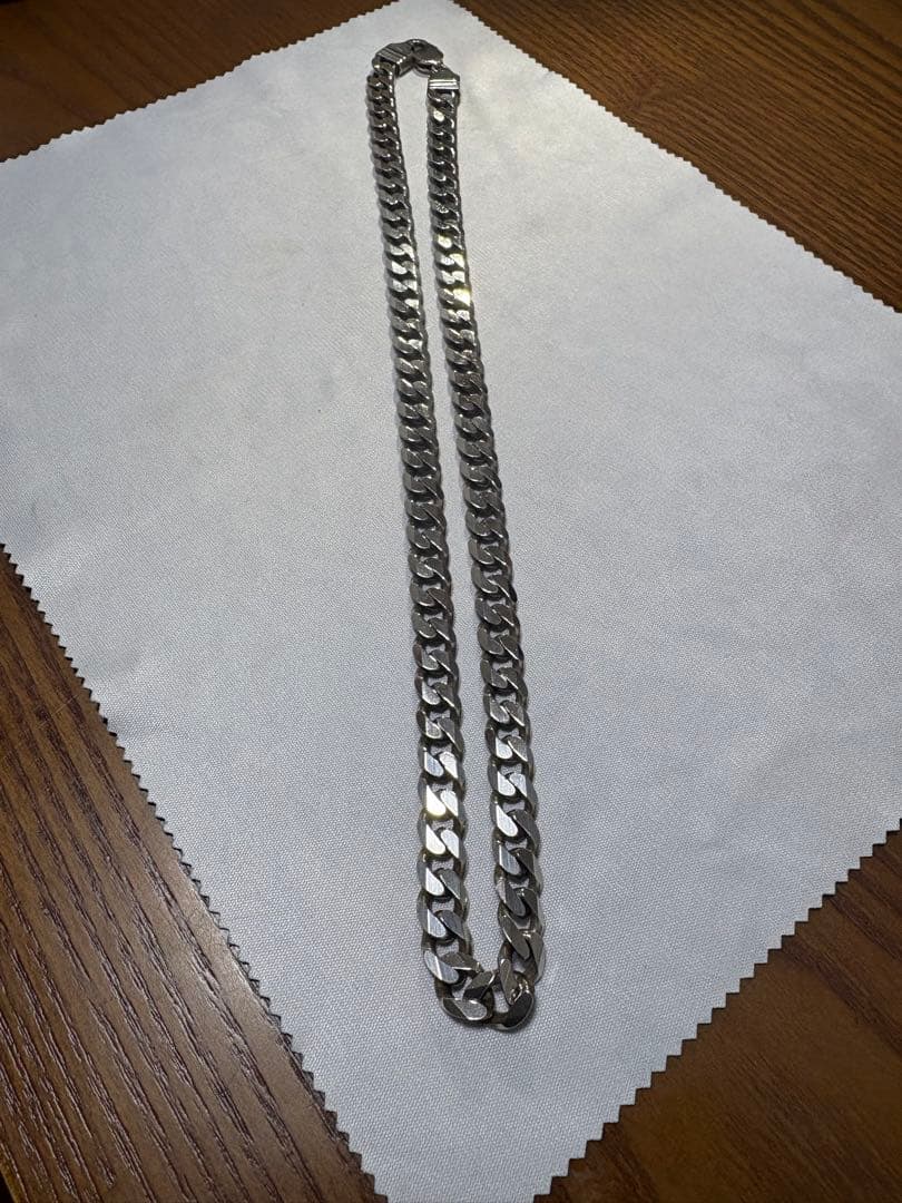 【24時間以内発送！】925刻印ありシルバー 喜平 チェーンネックレス 56g