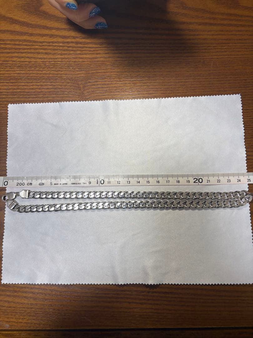 【24時間以内発送！】925刻印ありシルバー 喜平 チェーンネックレス 56g