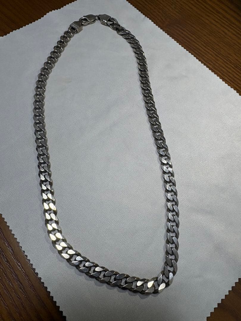 【24時間以内発送！】925刻印ありシルバー 喜平 チェーンネックレス 56g