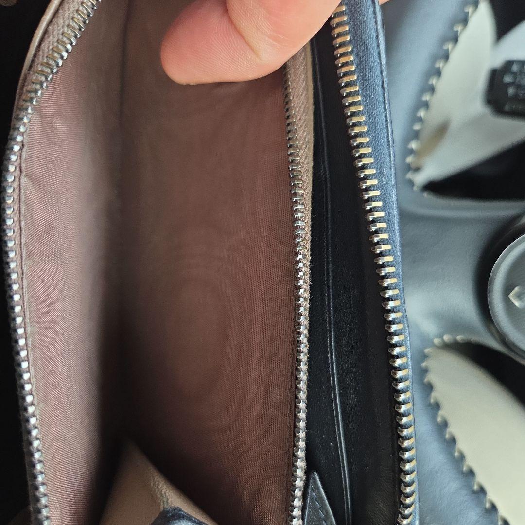 ボッテガヴェネタ長財布 ジッピーウォレット イントレチャート パイソン レザー