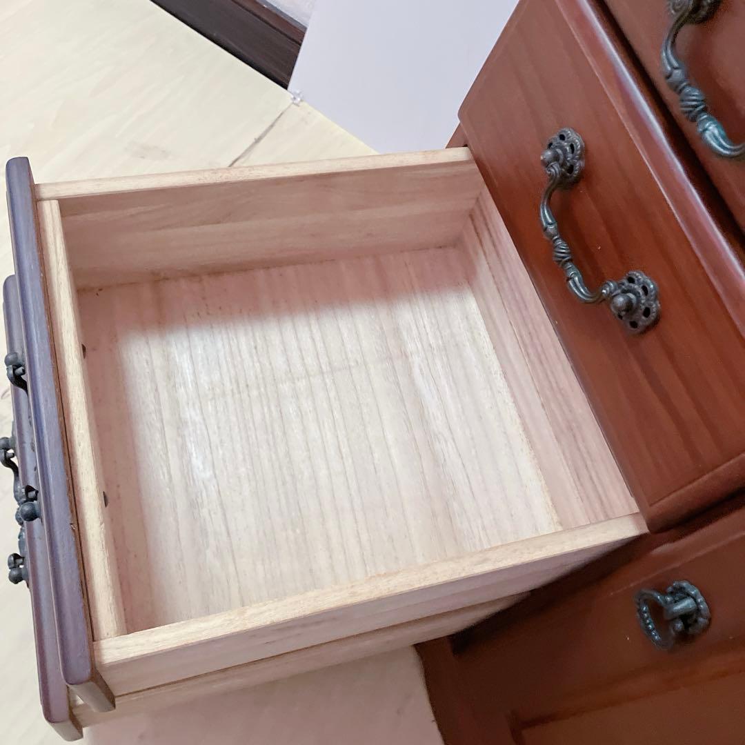 キャスター付き　電話台、FAX台 キャビネット サイドチェスト　サイドラック