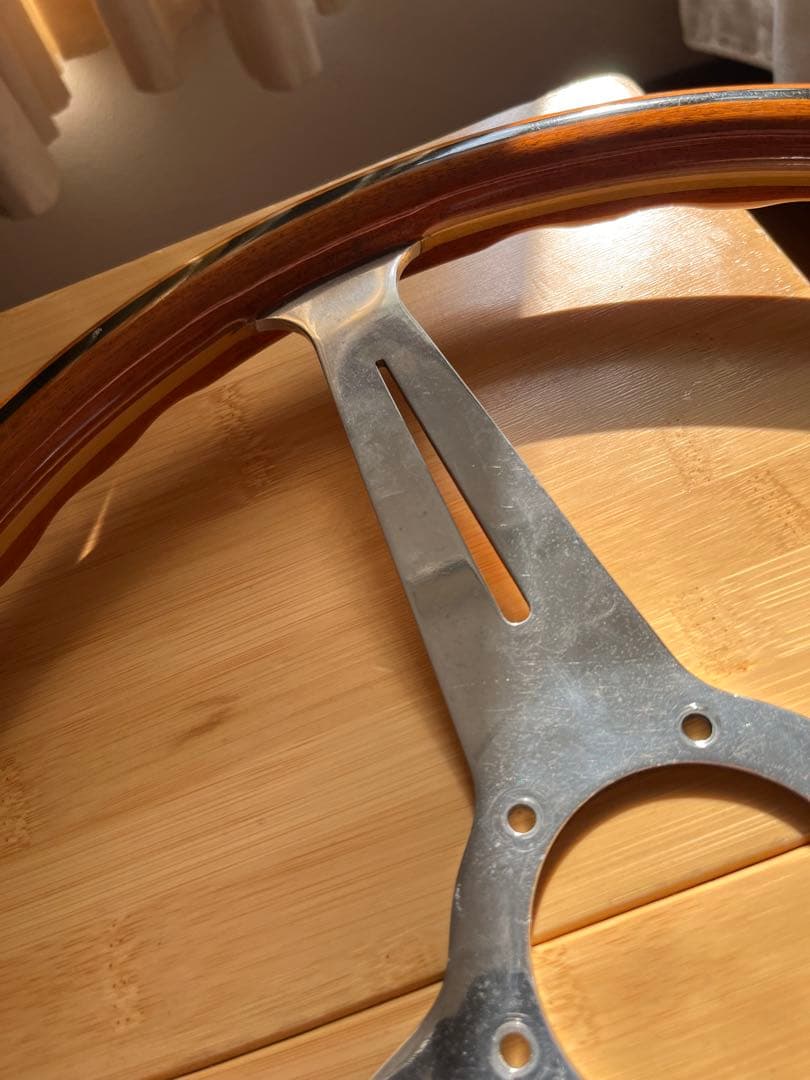 【当時物】ナルディ　36.5π ステアリングホイール　ウッド