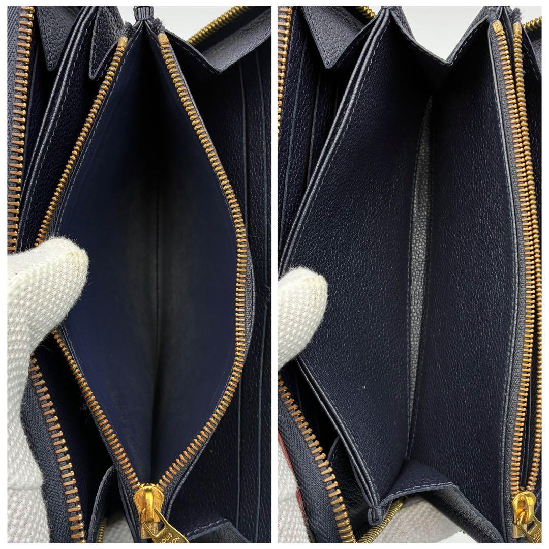 ルイヴィトン　ジッピーウォレット　アンプラント　長財布　マリーヌルージュ