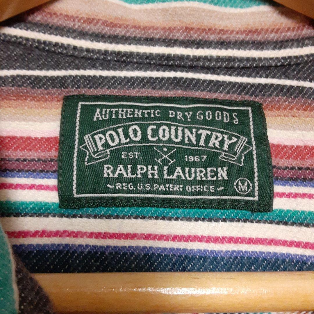 80s Polo Country RalphLauren ストライプ ネイティブ