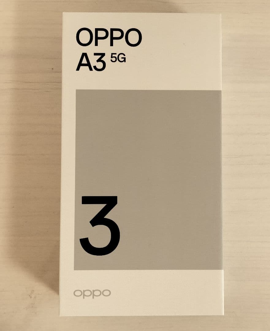 OPPO A3 5G 128GB パープル SIMフリー 本体