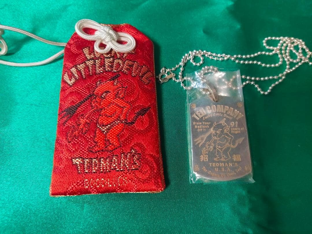 テッドマン　ドッグタグ　エフ商会　シルバー925ネックレス