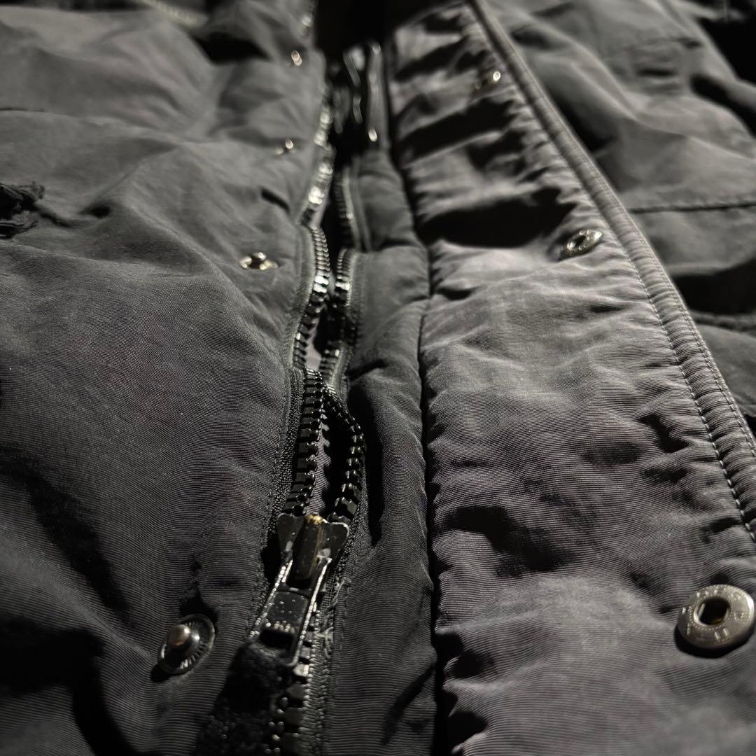 極肉厚 00s Columbia コロンビア　ダウンジャケット　ブラック　黒