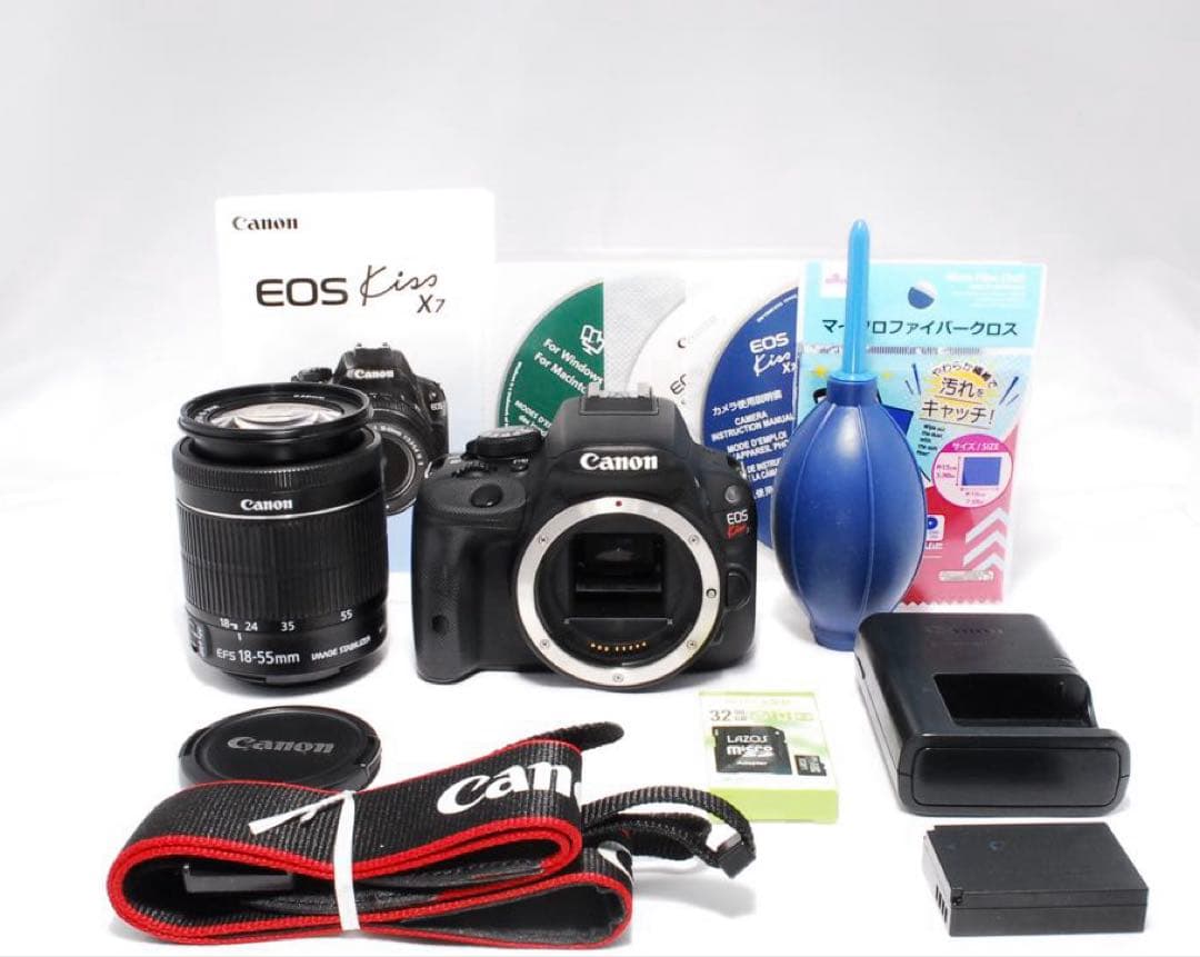 軽量コンパクト❤️Canon EOS Kiss X7 ❤️スマホ転送一眼レフカメラ