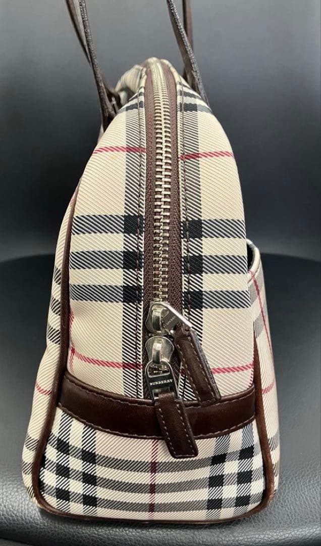 BURBERRY バーバリー プレート ミニボストンバッグ ノバチェック